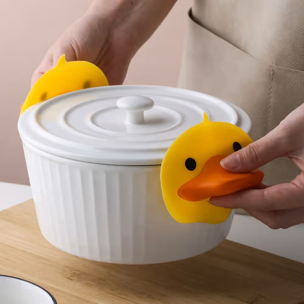 Cute Duck Silicone Pot Holder